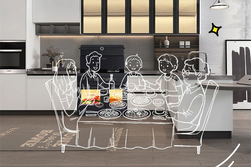 想做开放式厨房又怕油烟？选好厨电，颜值抗打，功能强大！