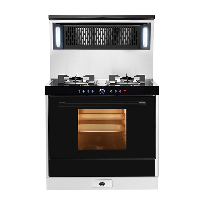 火星人T4BZ01 侧吸下排烟灶蒸一体集成灶